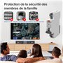 Disjoncteur Différentiel 30mA Type A 1P+N, SAFEMORE Interrupteur différentiel 16A Courbe B - Haute Sensibilité - Pose Rail DIN, 