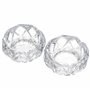 Lot de 2 cendriers en verre pour cigarettes - Cendrier décoratif - Moderne - Pour la maison