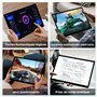 DOOGEE Tab E3 Max Tablette Android 15, AI Tablette 14 Pouces 13500mAh Batterie, MTK G100 Octa-Core, 32GB+256GB/TF 2TB, Tablette