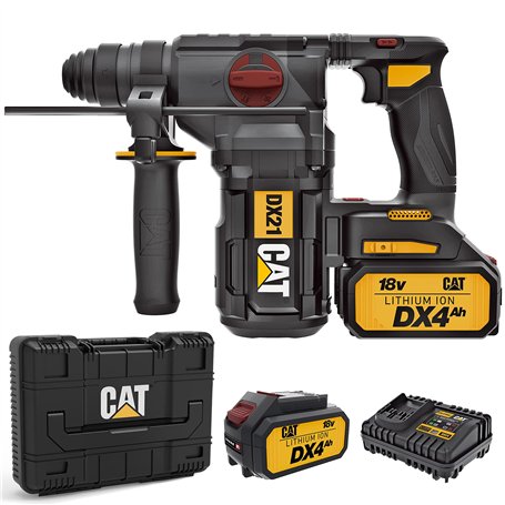 CAT Caterpillar DX21 Marteau perforateur sans fil 4 en 1