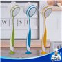 MR.SIGA Brosse à Vaisselle, tête Ronde, Dimension 5.5 x 25 cm - Lot de 3 pièces en différents Couleurs