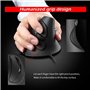 zelotes Souris verticale filaire, souris ergonomique avec fil, 3200 DPI, 6 boutons souris optique, souris filaire pour ordinateu