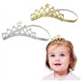 bandeaux de couronnes princesses pour les petites filles-lot de 2 bandeaux de couronne