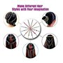 Tete a Coiffer Enfant Fille Elastique Cheveux Fille en Plastic pour les Femmes et Filles de Couleurs au Hasard-lot de 6 Bandes A