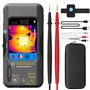 BSIDE Caméra thermique multimètre Avec lentille macro Résolution 320×320 avec 20000 mots Ecran tactile 3.98'' Caméra thermique i