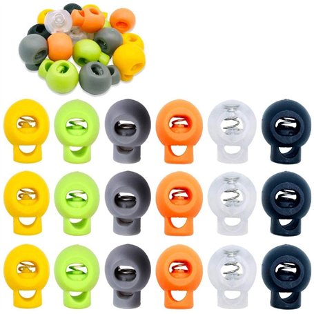 CKANDAY Lot de 60 verrous de cordon en plastique