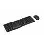 Rapoo X1800S Clavier Souris sans Fil Kit Wireless Deskset 1000 DPI Capteur 12 Mois Autonomie de la Batterie Ergonomique pour Gau