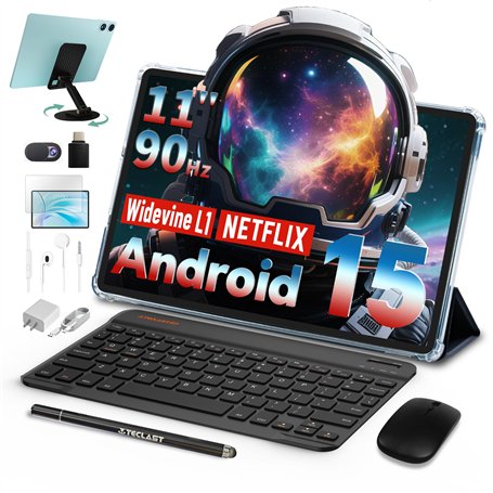 TECLAST P50Case Android 15 Tablette 11 Pouces Écran 90Hz