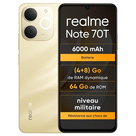 realme Note 70T 4+64 Go Smartphone