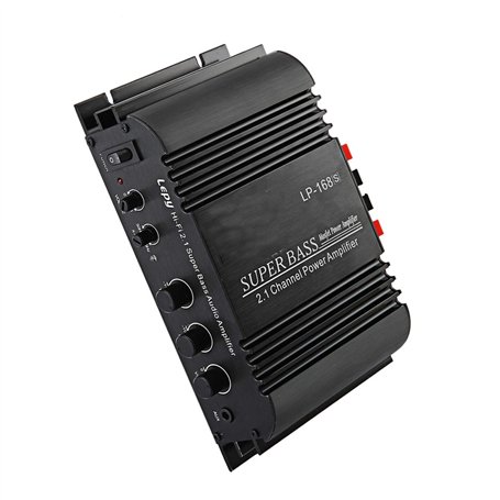 GOFORJUMP LP-168S 12V Auto Audio Amplificateur de Voiture Subwoofer Basse Sortie Stéréo Son WithAUX Fonction Haut Parleur Téléco