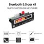 GOFORJUMP USB 3.5mm AUX Bluetooth FM Radio V5.0 Récepteur sans Fil Lecteur MP3 5V 12V Module de Carte de décodage MP3 1 Din Musi