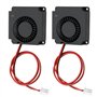 Be In Your Mind Lot de 2 ventilateurs de refroidissement 5 V 4010 CC à micro-roulement hydraulique sans balais 40 x 40 x 10 mm a