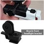 Be In Your Mind Adaptateur d'éclairage de Vélo Support de Phare de Vélo Support de Phare Avant de Vélo pour GPS Lampe de Poche d