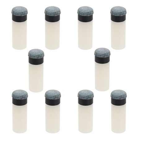 Be In Your Mind 10 Kits 12MM Embouts de Queue de Billard avec Embouts de Bâton de Queue de Billard pour Queues de Billard Embout