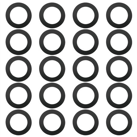 Be In Your Mind Lot de 20 Joints d'étanchéité pour Bouchon de Réservoir de Carburant Bouchon de Radiateur Joint d'étanchéité en