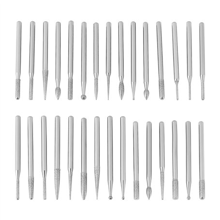 Be In Your Mind Lot de 30 Forets Diamantés de 1/8 Pouce Formes Mixtes Compatible avec D-remel