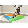 Bestway 52240 Tapis de jeu gonflable carré Up In & Over 132 x 132 x 23 cm