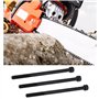 Create idea 3 sets Joints de Silencieux avec Boulons de Silencieux Compatible avec Husqvarna 340/345/ 346XP/ 350/351 Modèles de 
