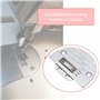 Create idea Plaques d'alimentation pour Chien et Aiguille Ensemble pour Machine à Coudre Industrielle Compatible avec Juki Compa