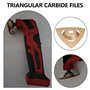 Create idea 3x Râpes Triangulaires en Carbure de Tungstène 78 Mm Adaptées Aux équipements de Coupe à Vibrations Courants Outil d