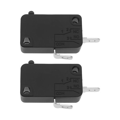 The Lord of the Tools Lot de 2 Micro-interrupteurs Momentanés 16 A 250 V CA/125 V CA pour Friteuse à Air Four à Micro-ondes Pist
