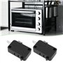 The Lord of the Tools Lot de 2 Micro-interrupteurs Momentanés 16 A 250 V CA/125 V CA pour Friteuse à Air Four à Micro-ondes Pist