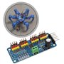 The Lord of the Tools 2pcs PCA9685 16 Canaux 12 Bits PWM Servo Driver Board IIC Interface Compatible avec Raspberry Pi Robot Ser