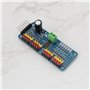 The Lord of the Tools 2pcs PCA9685 16 Canaux 12 Bits PWM Servo Driver Board IIC Interface Compatible avec Raspberry Pi Robot Ser