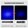 NEXTORCH Lampe de poche UV LED 405 nm pour détecter les taches sur la moquette, les tapis, résine imprimée 3D C2UV (405 nm UV)