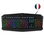 Redragon K503 AZERTY Clavier de Jeu Filiaire, Rétroéclairage LED RGB, Touches Multimédia, Clavier à Membrane Silencieux avec Rep