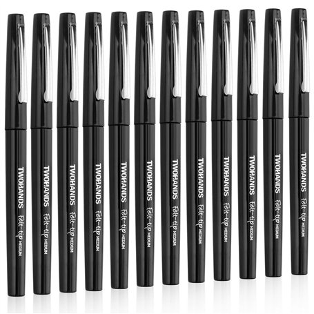 TWOHANDS 12 Stylos feutres