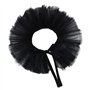 Kdjsic Femmes Victorien à Volants Maille Faux col châle rétro Couches Tulle détachable Cou Volant décoratif Clown Cosplay Tour d