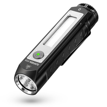 sofirn IF23 Lampe Torche LED Ultra Puissante 4000 Lumens Lampe de Poche Rechargeable Type C avec Lumière Latérale COB