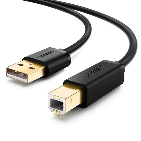 Câble USB 2.0 A vers USB B Ugreen 10351 Noir 3 m