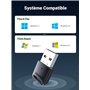 UGREEN Clé Bluetooth 5.0 Dongle Bluetooth Adaptateur Bluetooth USB pour PC Faible Latence Anti Perte Supporte Windows 11 10 8.1 