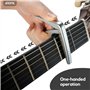 Aroma Capodastre Guitare Classique avec Ressort en Acier Capo De Guitare Libération Rapide à Une Main pour Guitare à Cordes Nylo