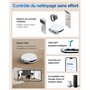 ECOVACS T50 Pro Omni Gen2 Aspirateur Robot, 21000Pa amélioré par T30 Pro Omni, Brosse latérale et serpillière Extensibles, Aj...