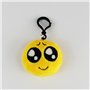 CHSYOO 20 pcs Mini Emoji Porte-clés Diamètre 5 cm Smileys En Peluche Oreiller Style Sac pendentif, cadeau pour fête d'anniversai
