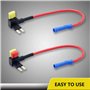 Recoil 10 Pack 12V voiture Add-a-Circuit fusible Tap adaptateur ATO ATC lame porte-fusible avec 10pcs 20A fusibles (FT4-10)