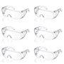 MAEXUS Lot de 6 lunettes de protection transparentes pour enfants