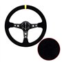 aleawol Volant de sport universel - 350 mm - 6 vis - Pour voiture - Noir