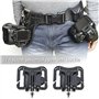 Be In Your Mind 2pcs Caméra Taille Ceinture Support Caméra en Métal Ceinture Clip Chargement Rapide pour Appareil Photo Reflex N