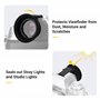 KIWIFOTOS XT50 Œilleton de Viseur pour Appareil Photo Fujifilm X-T50, Oculaire en Silicone Souple Monture Hot Shot Oeilleton Acc