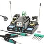 YIHUA 982D-III Station de soudage de précision 2-EN-1 avec fer a souder C210 et système de pointes à pinces chaudes C120 pour re
