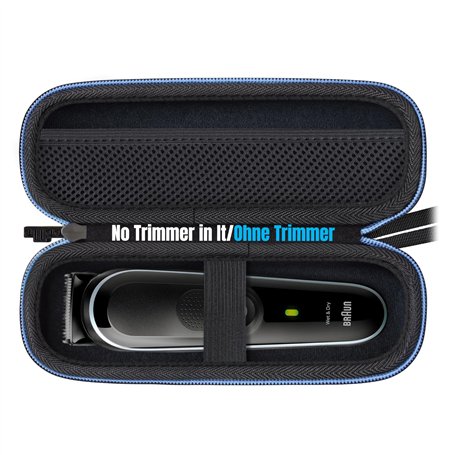 Woollo Étui compatible avec tondeuse à barbe Braun MGK5410 BT5430 (sac uniquement)