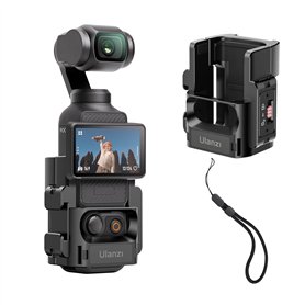 ULANZI PK-06 Adaptateur d'extension pour DJI Osmo Pocket 3, cage de protection en aluminium, support en métal avec trous de vis  ULANZI PK-06 Adaptateur d'extension pour DJI Osmo Pocket 3