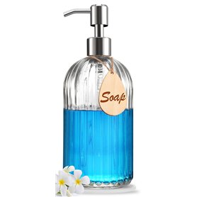 Albayrak Distributeur de savon liquide avec sous-verre en silicone antidérapant, Accessoire Salle de Bain - Autres liquides et d Albayrak Distributeur de savon liquide avec sous-verre en silicone antidérapant