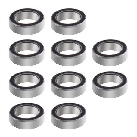 The Lord of the Tools 10x MR128-2RS Roulement à Billes à Gorge Profonde 8x12x3.5mm en Acier Chromé avec Double Blindage Scellé p
