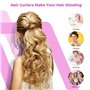 Romon 31 Pièces Bigoudis Cheveux Set, 18 Rouleaux Cheveux Chauffant Heatless Curling avec 3 Tailles 40/30/20mm avec 12 Pinces à