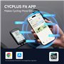 CYCPLUS ANT+ Ordinateur de vélo sans fil avec Bluetooth, écran LCD de 2,8", batterie de plus de 100 heures, compteur de vitesse 